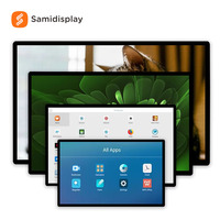 15 İnç Android Tablet 450 Nit Yüksek Parlaklıklı LCD Dijital Tabela Totem Reklam Ekranı Restoranlar için Dokunmatik Ekran