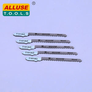 Lames <span class=keywords><strong>de</strong></span> scie sauteuse multifonction T101AO 5 pièces HCS à tige en T 20TPI, durables, courbées, pour la découpe du bois, du plastique stratifié - Qualité DIY OEM - Product Image 5