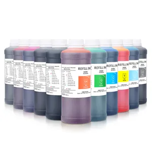 Ocbestjet 1000 ml/bouteille 9 couleurs nouvelle recharge universelle améliorée encre à colorant pour Epson Stylus Photo PX-5V imprimante à jet d'encre japon