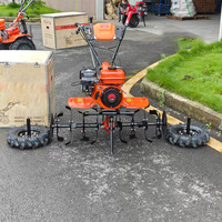 Vente Chaude Haute Qualité 7-15CV Motoculteur à Essence Refroidi par Air Mini Tracteur de Marche à Deux Roues Motobineuse
