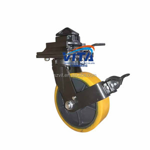 Roue pivotante robuste de 1,5 tonne, 12 pouces, 300 mm, roues pivotantes en PU - Product Image 6