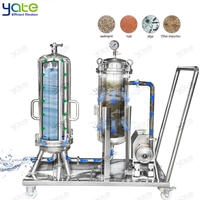 Filtre à cartouche à membrane plissée microporeuse de précision, filtre à chariot, machine à deux étages, filtration de solutions électroniques pour électrolyse