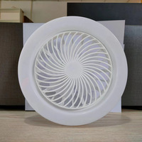 Stock ventilateur de plafond lumière avec télécommande 2-en-1 moderne Dimmable E27 ventilateur de plafond kit avec lumières pour bureau à domicile