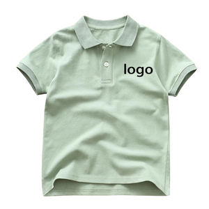 Camiseta Polo de Manga Corta con Solapa, Estilo Nuevo, para Niños, Deportiva, de Verano, Color Sólido, Informal, Fresca, Personalizable - Product Image 5