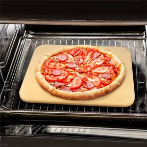 Pizza Stone With Rectangle 7 X 10 Toaster Oven Rectangular For Grill BBQ Pizzastone Marble Baking Pan Bread Pie