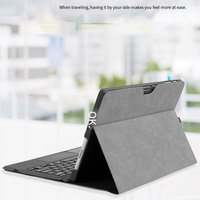 Housse de protection pour tablette en cuir TPU antichoc multi-angles MQ pour Microsoft Surface Pro 13 Go3 Pro4 Pro6 Pro7 Pro12