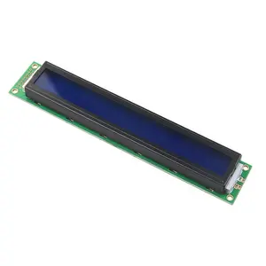 Factory direct sales 40x2 character lcd display with dimension 182.0(L)* 33.5(W)* 14.0(T)MAX lcd modules STN YellowGreen