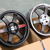 Jantes de voiture 15 16 17 18 19 pouces 5 trous Jante en alliage noir argent OEM Couleur personnalisée 5*100 5*114.3