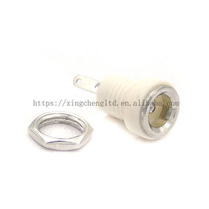 DC-Netzteil-Buchsen buchse Buchsen halterung 5,5x2,1mm Sockel adapter 2 Klemmen typen DC-022B Weiß - Product Image 2