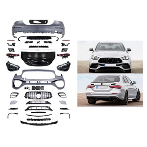 Kit carrosserie pour Mercedes-Benz W213 AMG 2016-2018 : Amélioration et modification avec pare-chocs avant, phares LED, pare-chocs arrière, hayon et feux arrière - Product Image 1