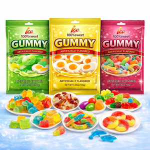 Venta al <span class=keywords><strong>por</strong></span> <span class=keywords><strong>mayor</strong></span> personalizado Halal chino a granel dulce sabor amargo gelatina <span class=keywords><strong>dulces</strong></span> y caramelos de goma - Product Image 4