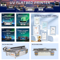 Impresora Plana UV 3045 para Pequeñas Empresas, Máquina de Impresión Publicitaria de Logos sobre Láminas de Metal, Frisbee de Metal, Acrílico, Azulejo de Cerámica, Cristal