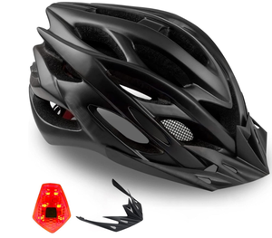 Cascos deportivos de seguridad ligeros para ciclismo de montaña con visera desmontable y cascos de bicicleta de carretera de montaña - Product Image 1