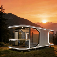 2026 Maison conteneur moderne écologique, mini-maison mobile préfabriquée, cabane, mini-pod hôtelier tendance, villa capsule spatiale