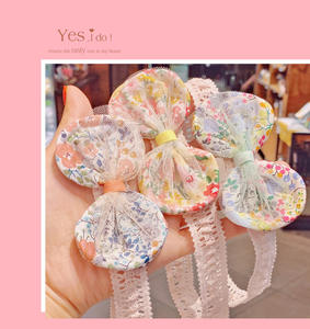 المرأة الملونة الترتر الملتوية معقود رئيس التفاف مطاطا العمامة القوس عقال إكسسوارات الشعر - Product Image 2