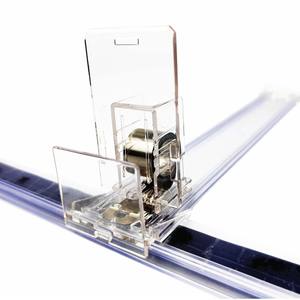 Empujador de estante de supermercado y sistema divisor Empujador de estante Trabajo de riel con empujador - Product Image 5