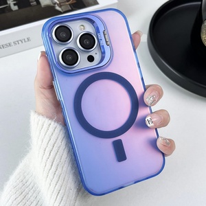 เคสใส IMD PC พร้อมที่ยึดเลนส์เคลือบเลเซอร์  แบบแม่เหล็ก สำหรับ iPhone 15 Pro Max - Product Image 5