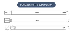 Cinturón de piel sintética con relieve de cocodrilo negro personalizable con diseño clásico de hebilla y cinturones de plástico - Product Image 2