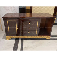 Fabricant de meubles sur mesure Poste de travail en bois massif de style antique Mobilier de bureau Ensemble complet