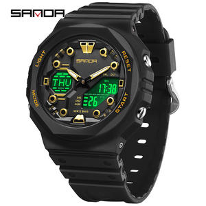 Reloj SANDA 6200 de Cuarzo, Estilo Minimalista para Hombre, Reloj de Pulsera de Cuarzo, Reloj de Moda Resistente al Agua - Product Image 3