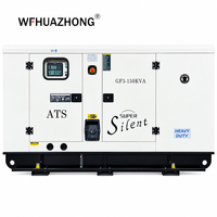 Groupe électrogène diesel super silencieux certifié CE 100 kVA 125 kVA 150 kVA, groupe électrogène diesel industriel avec démarrage automatique