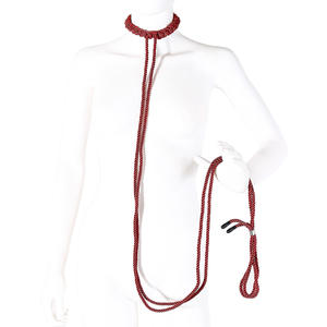 Dispositivo de sujeción de cuello anticonceptivo femenino para entrenamiento y acondicionamiento Esposas de juguete erótico para adultos y cadenas para el cuello - Product Image 3