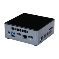 Mini PC Qotom Q10531, Pentium J5005 Quad Core 1.5 GHz, Placa Base Original NUC7JYB, Doble HD 2.0, Chipset Intel, Escritorio, Sistema Operativo Linux