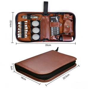 <span class=keywords><strong>Sac</strong></span> d'accessoires <span class=keywords><strong>de</strong></span> golf étanche avec fermeture éclair, facile à transporter, multifonctionnel, grande capacité <span class=keywords><strong>de</strong></span> rangement, en PU, logo personnalisable - Product Image 3