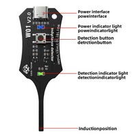 Testeur d'inductance Type-C OSS W01, testeur de bobine en circuit pour la réparation de PCB d'iPhone et d'ordinateurs portables, diagnostic rapide des pannes sans dessoudage