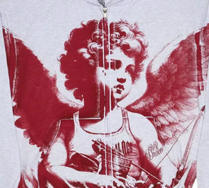 ALOCS Cupid Tattoo <strong>Hoodie</strong> High Quality custom winter fashion hip hop <strong>hoodie</strong> manufacturers 100% cotton <strong>men's</strong> hoodies - Product Image 4