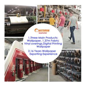 Papier peint floral mixte style campagnard romantique, lavande et feuilles de <span class=keywords><strong>palmier</strong></span>, pour décoration intérieure moderne - Product Image 5