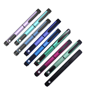 V1 80U Reusable Injection <b>Pen</b> Metal Clear Measurement Window <b>Refillable</b> Design Home Use 3ml Cartridge Manual Dosing <b>Pen</b> Tool - Product Image 1