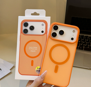 เคสแบบด้านสีตัดกันสำหรับ iPhone 18 ProMax 18 17 16 15 14 13 Air Plus Pro Max รองรับการชาร์จแบบแม่เหล็ก ป้องกันการกระแทก - Product Image 5