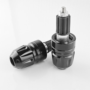 Qiangye Motorcycle Handlebar <b>Plugs</b> Aluminum Alloy 6mm <b>Universal</b> Decorative End Caps For Electric Bike Handlebars - Product Image 3