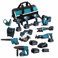 Kit combiné d'outils électriques sans fil sans balais 15 pièces avec batteries lithium-ion 4.0Ah et 2.0Ah pour la construction – Vente directe usine