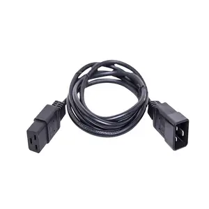 Hot Outlet CE Approved IEC 320 Configuration 250V C13/C14/C19/C20 Power Cord With Electric Plug Extension Cable