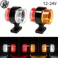 Luces LED de Doble Color para Camiones RHINO, Marcadores Laterales Dobles, 12-24V, Accesorios Impermeables para Automóviles
