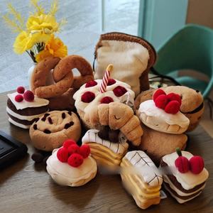 Serie <span class=keywords><strong>J</strong></span> C di Peluche e Decorazioni da Appendere, Simpatici Portachiavi Serie Dessert da Forno, Bambole Appese Multi-Serie - Product Image 6