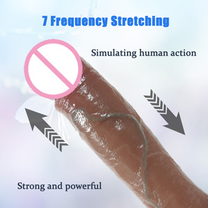 Großhandel Durchmesser 50mm Realistischer Dildo Erwachsene Spielzeug Wiederauf ladbare Vibratoren Masturbation Klare Textur Dildo für Liebhaber - Product Image 2