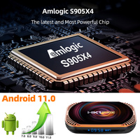 HK1 RBOX X4 S905X4 4G 64G Android 11 TV Box Quad Core 2.5G+5G Dual WIFI BlueT Smart Set Top Box DDR3 STB Reproductor Multimedia HK1RBOX X4