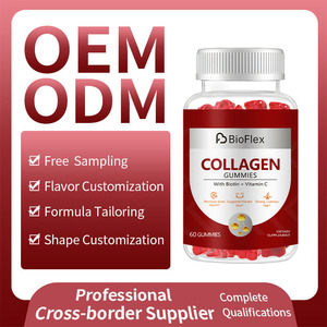 OEM ODM Crecimiento del cabello Blanqueamiento de la piel y las uñas Gummy 1000mg Anti envejecimiento Biotina Colágeno Queratina Gummies con biotina y vitamina C - Product Image 5