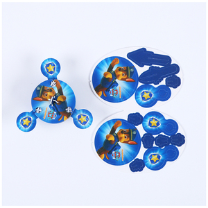 Impresión personalizada PP Shooting Card Regalo promocional Snack Food Children's DIY Plastic Tazo Spinner Card - Product Image 4