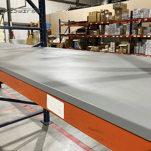 Plateau de sol solide en acier Q235 doux, durable, facile à installer, avec revêtement en zinc personnalisé pour rayonnages à palettes - Product Image 1