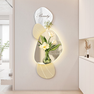 Nouvelle peinture décorative pour salon, peinture murale moderne de luxe, murale de fond, peinture murale de paysage animalier avec lumière LED - Product Image 2