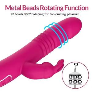Starker <span class=keywords><strong>Vibrator</strong></span> für Frauen, USB-betrieben, Heizbar und Ausziehbar, Massage- und Masturbationsgerät - Product Image 4
