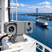 Caméra de surveillance maritime à large portée pour la sécurité des eaux côtières, surveillance à longue portée