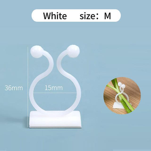 Clip mural auto-adhésif <span class=keywords><strong>pour</strong></span> plantes grimpantes, fixation <span class=keywords><strong>pour</strong></span> feuilles, rotin et lianes, boucle de maintien, crochet de traction, clips de jardin - Product Image 6