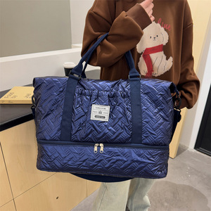 Nouveau sac de voyage convertible Aiconvertible, design minimaliste avec compartiment séparé pour articles secs et humides, grande capacité, extensible, pour le sport et le rangement - Product Image 3