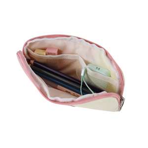 Trousse à crayons rose Kawaii style coréen, design animal uni personnalisé, fournitures scolaires en tissu et polyester pour enfants - Product Image 5