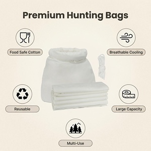 Bolsas Reutilizables y Transpirables para Carne <span class=keywords><strong>de</strong></span> Ciervo, Diseño Enrollable para Caza <span class=keywords><strong>de</strong></span> Ciervos y Caribús, Suministros para la Conservación <span class=keywords><strong>de</strong></span> Carne en Caza al Aire Libre - Product Image 3